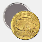 20 Dollar US Eagle Goudstuk Magneet (Voorkant / Achterkant)