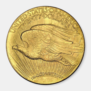 20 Dollar US Eagle Goudstuk Magneet