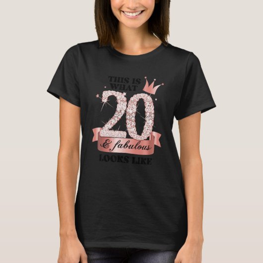 20 & Fabulous I Rose And White Party Group Candid  T-shirt (Voorkant)
