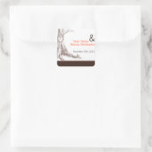 20 Favoriete Stickers Herfst Boom Initiaal Carving (Tas)