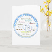 20 februari - Vissen Kaart (Gele Bloem)