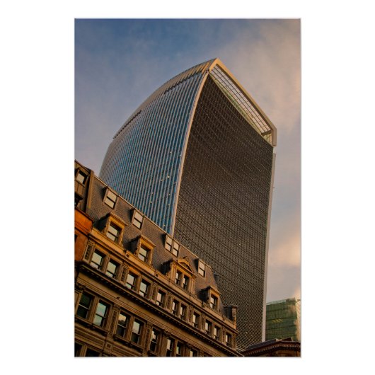 20 Fenchurch Street Walkie Talkie Building Londen Perfect Poster (Voorkant)