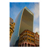 20 Fenchurch Street Walkie Talkie Building Londen Perfect Poster (Voorkant)