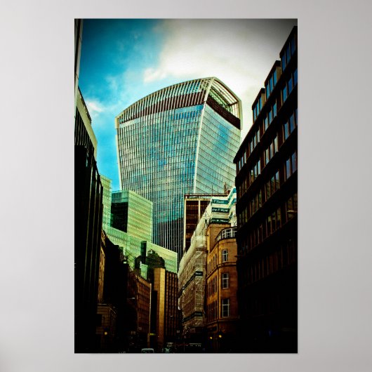 20 Fenchurch Street Walkie Talkie Building Londen Poster (Voorkant)
