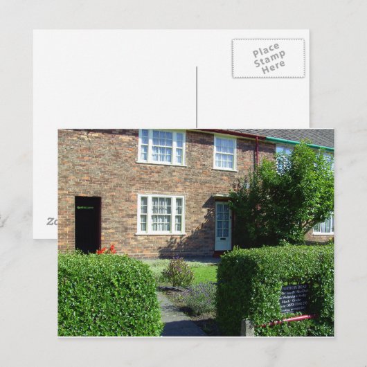 20 Forthlin Road. Kindertehuis van Paul McCartney Briefkaart (Voorkant / Achterkant)