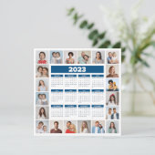 20 Foto Collage 2023 US Calendar Kaart (Staand voorkant)