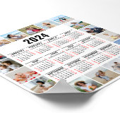 20 Foto Collage 2024 Jaaroverzicht Kalender Poster (Hoek)