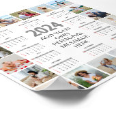 20 Foto Collage 2024 Jaaroverzicht Kalender Poster (Hoek)