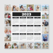 20 Foto Collage Black & White 2023 US Calendar (Voorkant)