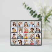 20 Foto-Collage Editable Color Kaart/Papierblad (Staand voorkant)