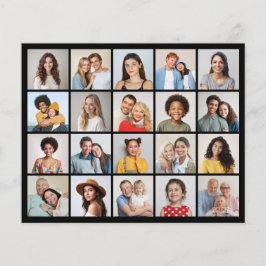 20 Foto-Collage Editable Color Kaart/Papierblad