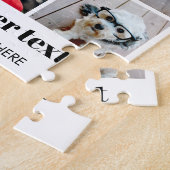 20 Foto Collage - Raster met tekst - wit Legpuzzel (Zijkant)