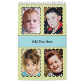 20 foto gepersonaliseerde tekst Agenda Kalender (Hoes)