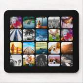 20 Foto Muismat Sjabloon Collage Rond Lijst (Voorkant)