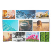 20 Foto Pillow Hoesje Sjabloon Collage White Lijst Kussensloop (Voorkant)