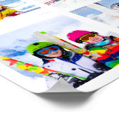 20 Foto Raster Collage Wit Poster (Hoek)
