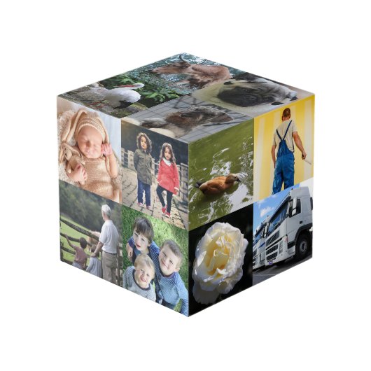 20 foto uploaden kubus (Voorkant hoekig)