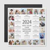 20 Fotocollage 2024 Jaar in een oogopslag Kalender (Voorkant / Achterkant)