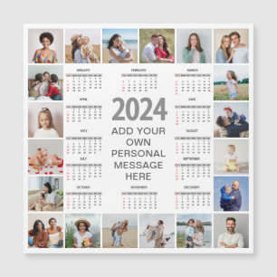 20 Fotocollage 2024 Jaar in een oogopslag Kalender