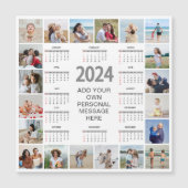 20 Fotocollage 2024 Jaar in een oogopslag Kalender (Voorkant)