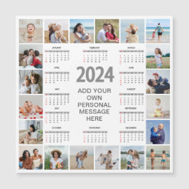 20 Fotocollage 2024 Jaar in een oogopslag Kalender