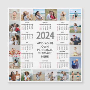 20 Fotocollage 2024 Jaar in een oogopslag Kalender