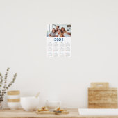 20 Fotocollage 2024 Jaar in een oogopslag Kalender Poster (Keuken)