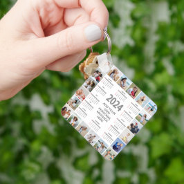 20 Fotocollage 2024 Jaar in een oogopslag Kalender Sleutelhanger