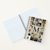 20 fotocollage Black Biege Pattern-serie Notitieboek (Binnen)