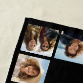 20 Fotocollage Kies uw kleur en voeg jouw naam toe Strandlaken (In situ)