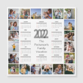 20 Fotocollage Tekst 2022 Kalender Magnetische Kaa (Voorkant)