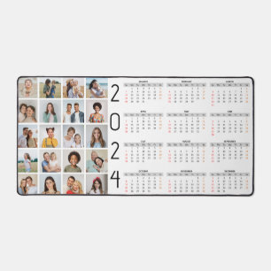 20 Fotocollage US 2024 Jaar in een oogopslag Kalen Bureaumat