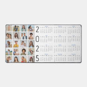 20 Fotocollage US 2025 Jaar in een oogopslag Kalen Bureaumat (Voorkant)