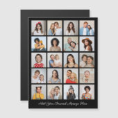 20 Fotocollage Voeg uw magnetische Kaart van de Gr (Voorkant / Achterkant)