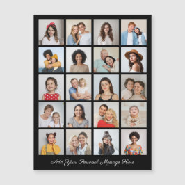 20 Fotocollage Voeg uw magnetische Kaart van de Gr