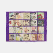 20 foto's collage gepersonaliseerd fleece deken (Voorkant (Horizontaal))