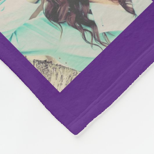 20 foto's collage gepersonaliseerd fleece deken (Hoek)