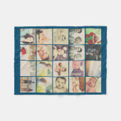 20 foto's collage gepersonaliseerd fleece deken (Voorkant (Horizontaal))