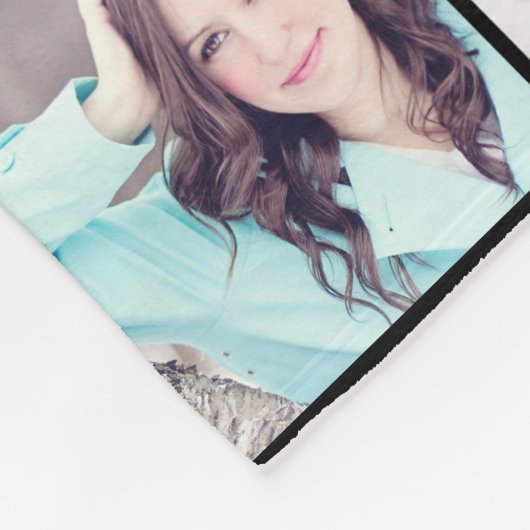 20 foto's collage gepersonaliseerd fleece deken (Hoek)