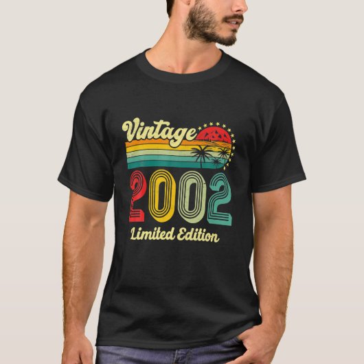 20 geboortedagen en 20 mei 2002 t-shirt (Voorkant)
