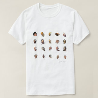 20 gezichten van caravaggio t-shirt