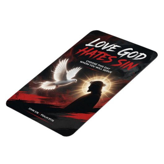 #20  God liefhebben zonde haten Magneet (Linkerzijde)