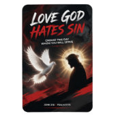 #20  God liefhebben zonde haten Magneet (Verticaal)