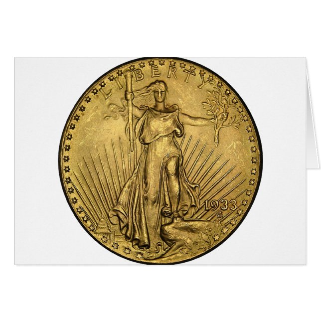 $20 GOLD PIECE (Voorkant Horizontaal)