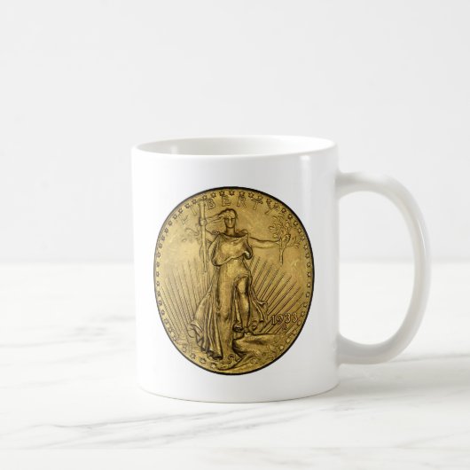 $20 GOLD PIECE KOFFIEMOK (Rechts)