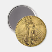$20 GOLD PIECE MAGNEET (Voorkant / Achterkant)