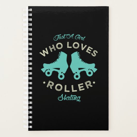 20.Grappig, gewoon een meisje dat van rolschaatsen Planner (Voorkant)