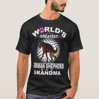 20 grootste Duitse Herders-oma Duitse T-shirt