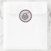 20 hartslot bruiloft envelop afdichting ronde sticker (Tas)