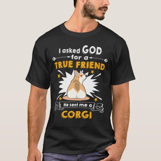 20 Hij stuurde me een Corgi T-shirt (Voorkant)